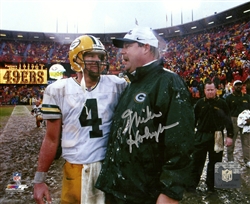 MIKE HOLMGREN SIGNED 8X10 PACKERS PHOTO #1