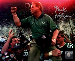 MIKE HOLMGREN SIGNED 8X10 PACKERS PHOTO #2