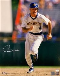 PAUL MOLITOR SIGNED 16X20 BREWERS PHOTO #11 - JSA