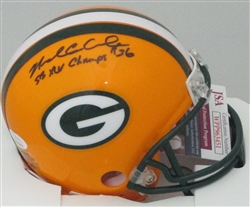 NICK COLLINS SIGNED PACKERS MINI HELMET W/ XLV CHAMPS - JSA