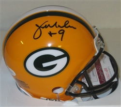 JIM McMAHON SIGNED PACKERS MINI HELMET - JSA