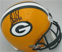 STERLING SHARPE SIGNED FULL SIZE PACKERS REPLICA HELMET - BCA