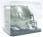 PROTECH DELUXE FOOTBALL MINI HELMET DISPLAY CASE