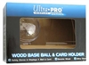 ULTRA PRO CARD AND BASEBALL HOLDER