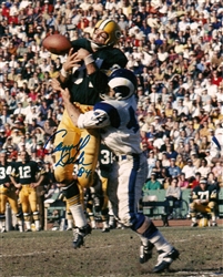 CARROLL DALE SIGNED 8X10 PACKERS PHOTO #5
