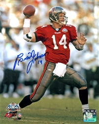 BRAD JOHNSON SIGNED 8X10 BUCCANEERS PHOTO #1