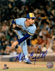 MIKE CALDWELL SIGNED 8X10 BREWERS PHOTO #6