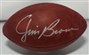 JIM BROWN (d) SIGNED WILSON AUTHENTIC DUKE FOOTBALL - BROWNS - FAN