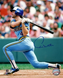 PAUL MOLITOR SIGNED 8X10 BREWERS PHOTO #1