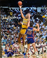 KAREEM ABDUL-JABBAR SIGNED 16X20 LA LAKERS PHOTO #3 - JSA