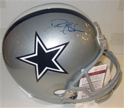 DEION SANDERS SIGNED COWBOYS REPLICA HELMET - JSA