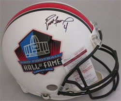 BRETT FAVRE SIGNED FULL SIZE AUTHENTIC HOF LOGO HELMET - JSA