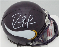 RANDY MOSS SIGNED VIKINGS MINI HELMET - JSA