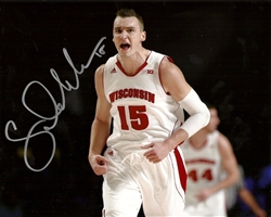 SAM DEKKER SIGNED 8X10 WI BADGERS PHOTO #2