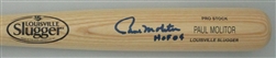 PAUL MOLITOR SIGNED LOUISVILLE SLUGGER NAME ENGRAVED BAT W/ HOF - JSA