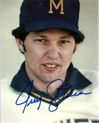 JERRY AUGUSTINE SIGNED BREWERS 8X10 PHOTO #1