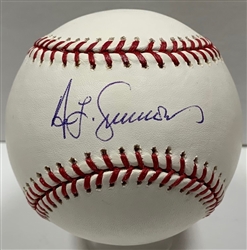 TED SIMMONS SIGNED OFFICIAL MLB BASEBALL -