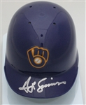 TED SIMMONS SIGNED BREWERS RETRO MINI HELMET - JSA