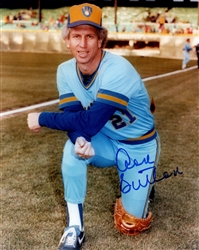 DON SUTTON SIGNED 8X10 BREWERS PHOTO #1