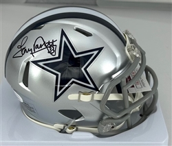 TONY DORSETT SIGNED COWBOYS SPEED MINI HELMET - JSA