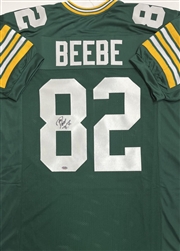 DON BEEBE SIGNED CUSTOM PACKERS JERSEY