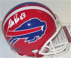 ANDRE REED SIGNED BILLS MINI HELMET - JSA