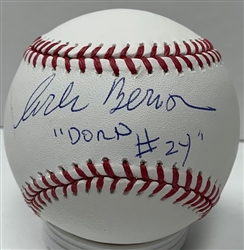 CORBIN BERNSEN SIGNED MLB BASEBALL W/ "DORN #24" - MAJOR LEAGUE - JSA