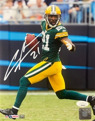 CHARLES WOODSON SIGNED 8X10 PACKERS PHOTO #1 - JSA