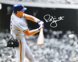 ROBIN YOUNT SIGNED 16x20 BREWERS PHOTO #12