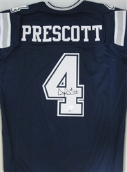 DAK PRESCOTT SIGNED CUSTOM COWBOYS JERSEY - JSA