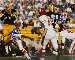 CARROLL DALE & MARV FLEMING SIGNED 8X10 PACKERS PHOTO