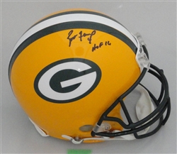 BRETT FAVRE SIGNED FULL SIZE PACKERS AUTHENTIC HELMET W/ HOF 16