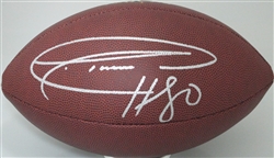 DONALD DRIVER SIGNED WILSON SUPER GRIP REPLICA FOOTBALL - JSA