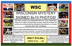 WSC MYSTERY 8x10 BOX PACK - WI SPORTS EDITION SERIES 30