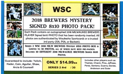 WSC MYSTERY 8x10 BOX PACK - 2018 BREWERS EDITION SERIES 2 - SOLD OUT