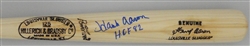 HANK AARON SIGNED LOUISVILLE SLUGGER GAME MODEL BAT W/ HOF '82 - JSA
