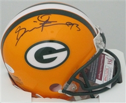 GILBERT BROWN SIGNED PACKERS MINI HELMET - JSA