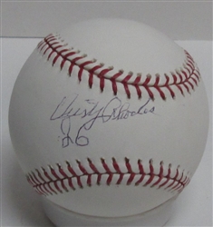 DUSTY RHODES (d) SIGNED OFFICIAL MLB BASEBALL