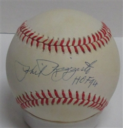 PHIL RIZZUTO (D) SIGNED OFFICIAL AL BASEBALL W/ HOF - JSA