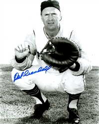 DEL CRANDALL SIGNED 8x10 PIRATES PHOTO #1