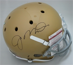 JOE MONTANA SIGNED NOTRE DAME FULL SIZE REPLICA HELMET - JSA