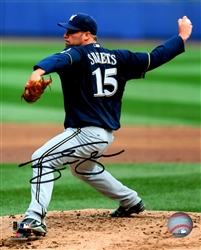 BEN SHEETS SIGNED 8X10 BREWERS PHOTO #1