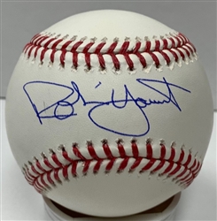 ROBIN YOUNT SIGNED OFFICIAL MLB BASEBALL - BREWERS - JSA