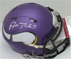 ADAM THIELEN SIGNED VIKINGS MINI HELMET - JSA