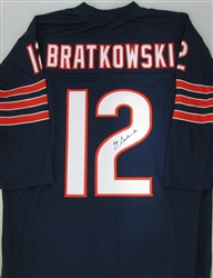 ZEKE BRATKOWSKI SIGNED CUSTOM BEARS JERSEY W/ SB I & II