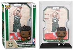 GIANNIS ANTETOKOUNMPO "PANINI PRIZM TRADING CARD" NBA FUNKO POP FIGURE