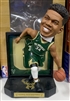 GIANNIS ANTETOKOUNMPO 2021 "FRAMED JERSEY EDITION" FOREVER FOCO BUCKS BOBBLEHEAD