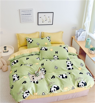Kids Panda Baby 100% Cotton Comforter Set