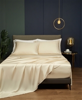 Kang Beige 100% Tencel Sheet Set with Pillowcase- Top Grade & Natural