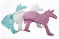 Audrey Lara Kids Unicorn Shaped Area Rug